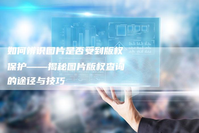 如何辨识图片是否受到版权保护——揭秘图片版权查询的途径与技巧