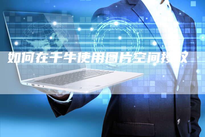 如何在千牛使用图片空间授权