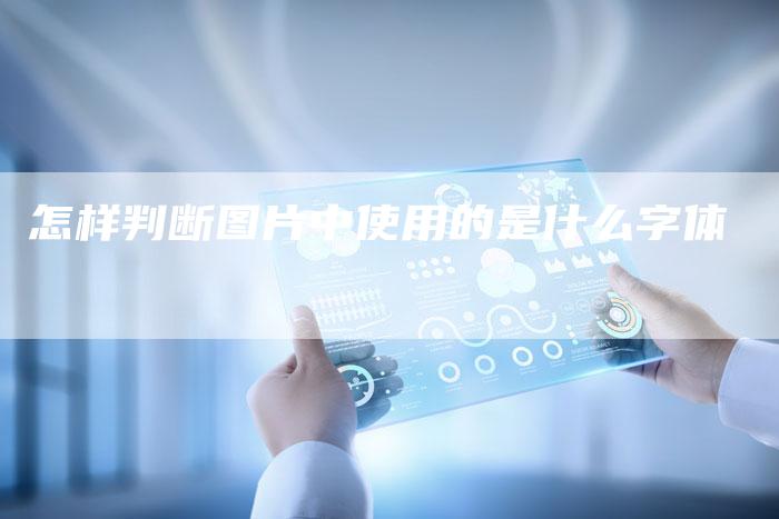 怎样判断图片中使用的是什么字体
