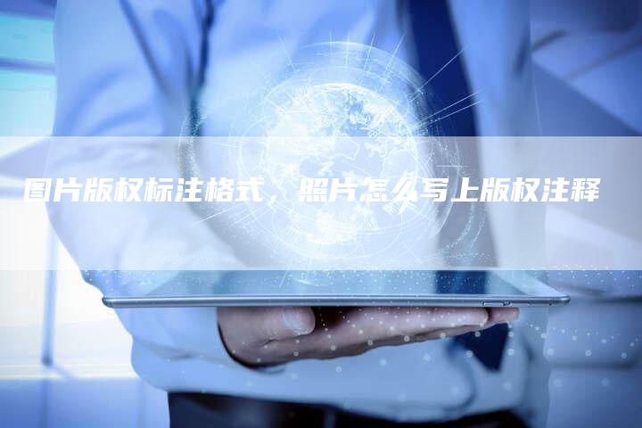 图片版权标注格式，照片怎么写上版权注释